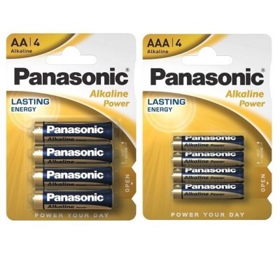 batteries- Panasonic- Alkaline-Power9